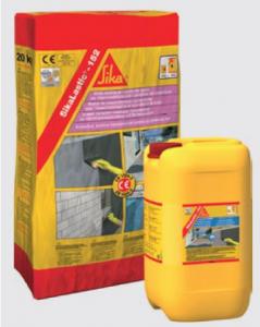 Hidroizolatii terasa si balcon - Hidroizolatie flexibila terase bai piscine SikaLastic 152 kit A+B 33 kg